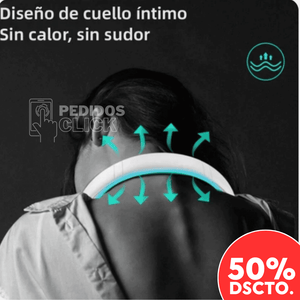 VENTILADOR DE CUELLO PORTATIL + ENVÍO GRATIS