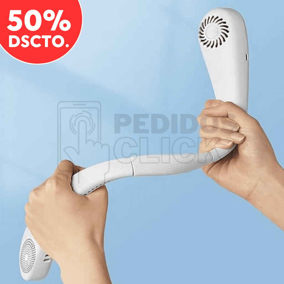 VENTILADOR DE CUELLO PORTATIL + ENVÍO GRATIS