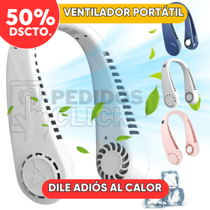 VENTILADOR DE CUELLO PORTATIL + ENVÍO GRATIS