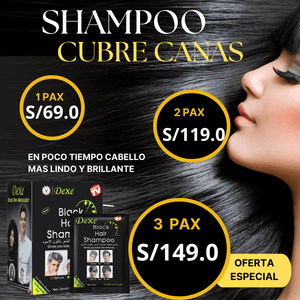 SHAMPOO CUBRE CANAS + ENVIO GRATIS